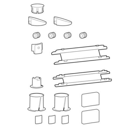 Ergotron 98-744-632 LX Pro Spare Parts Kit for Wall Arms Black