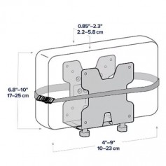Ergotron 98-721-290 Mini PC Mount with Wall Track White