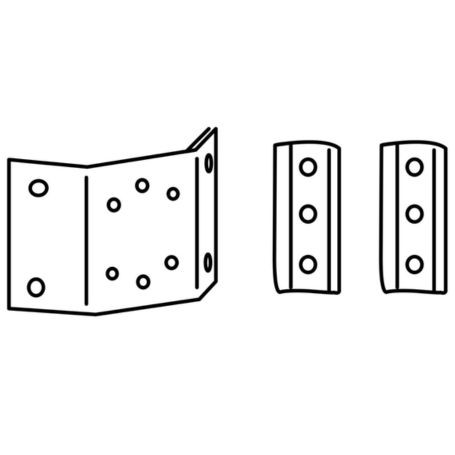 Ergotron 60-587-207 Interface Bracket Kit Aluminum for Carts