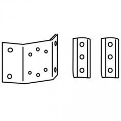 Ergotron 60-587-207 Interface Bracket Kit Aluminum for Carts