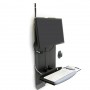 Ergotron 60-593-195 StyleView Vertical Lift High-Traffic Areas Black