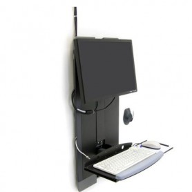 Ergotron 60-593-195 StyleView Vertical Lift High-Traffic Areas Black