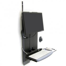 Ergotron 60-593-216 StyleView Vertical Lift Workstation White