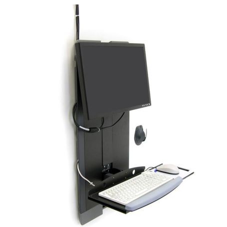 Ergotron 60-593-216 StyleView Vertical Lift Workstation White