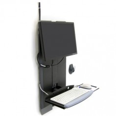 Ergotron 60-593-216 StyleView Vertical Lift Workstation White