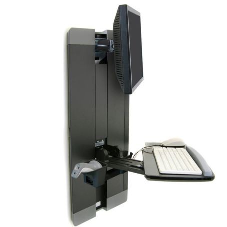 Ergotron 60-609-195 StyleView Vertical Lift Workstation Black