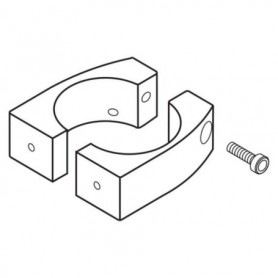 Ergotron 60-423-003 DS100 Split Pole-Mount Bracket Aluminum