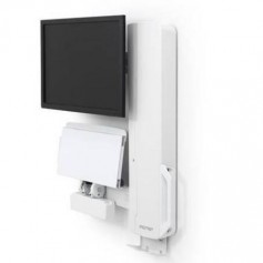 Ergotron 61-081-062 StyleView Sit-Stand Vertical Lift Workstation White