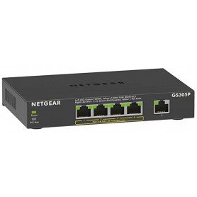 NETGEAR GS305P-200NAS 5 Port Geth PoE+ Unmanaged Switch