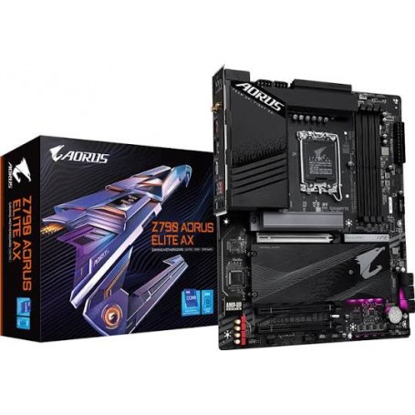 GIGABYTE Z790 AORUS ELITE AX ATX Motherboard, Intel LGA1700, DDR5, Wi-Fi 6E