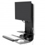 Ergotron 61-080-085 StyleView Sit Stand Vertical Lift Patient Room Black