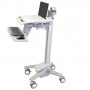 Ergotron SV40-6100-0 StyleView Laptop Cart Non Powered Medical Workstation White