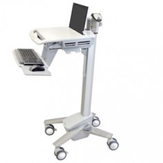 Ergotron SV40-6100-0 StyleView Laptop Cart Non Powered Medical Workstation White