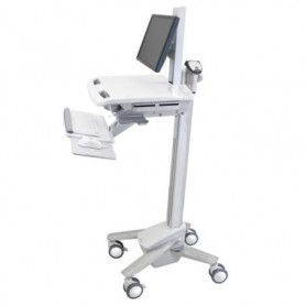 Ergotron SV40-6300-0 StyleView Medical Cart with LCD Pivot White