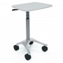 Ergotron ZAL22CG/CG4 Zido 22 Adjustable Height Mobile Cart Cool Grey