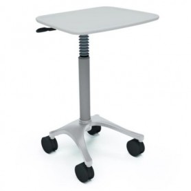 Ergotron ZAL22CG/CG4 Zido 22 Adjustable Height Mobile Cart Cool Grey