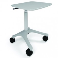 Ergotron ZAL25CG/CG4 Zido 25 Adjustable Height Cart Light Load Cool Grey