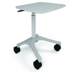 Ergotron ZAH25CG/CG4 Zido 25 Heavy Load Adjustable Height Cart Cool Grey