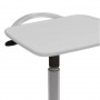 Ergotron ZHCG Zido Cart Handle for Adjustable Height Cart or Shelf Cool Grey