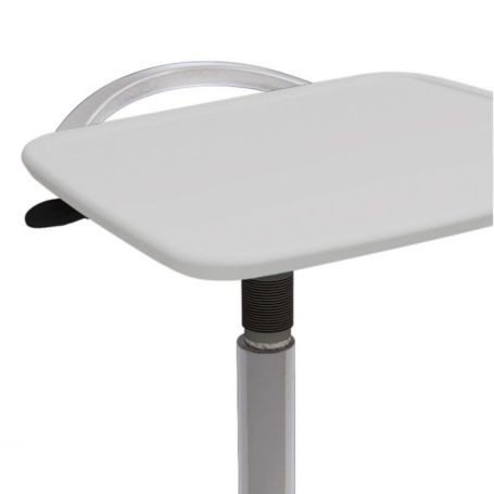 Ergotron ZHCG Zido Cart Handle for Adjustable Height Cart or Shelf Cool Grey