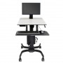 Ergotron 24-215-085 WorkFit-C Single LD Sit Stand Workstation Black