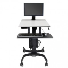 Ergotron 24-215-085 WorkFit-C Single LD Sit Stand Workstation Black