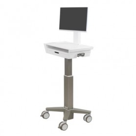 Ergotron C50-3520-0 CareFit Slim 2.0 LCD Cart with Drawer and Fixed Monitor Post