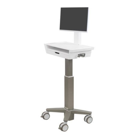 Ergotron C50-3520-0 CareFit Slim 2.0 LCD Cart with Drawer and Fixed Monitor Post