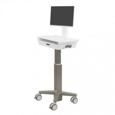 Ergotron C50-3520-0 CareFit Slim 2.0 LCD Cart with Drawer and Fixed Monitor Post