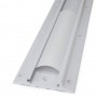 Ergotron 31-016-216 10-Inch Wall Track with Cable Management White