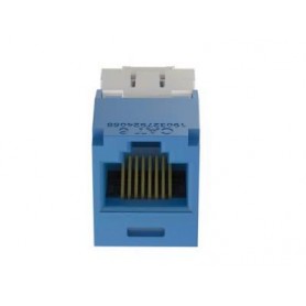 Panduit CJ688TGBU Mini-Com TX6 PLUS Category 6 UTP RJ45 Jack Module, Blue