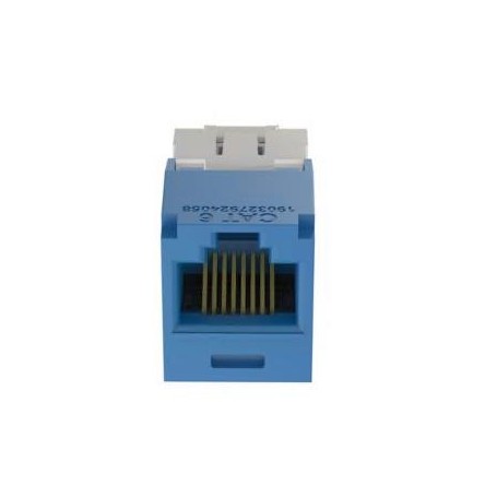 Panduit CJ688TGBU Mini-Com TX6 PLUS Category 6 UTP RJ45 Jack Module, Blue