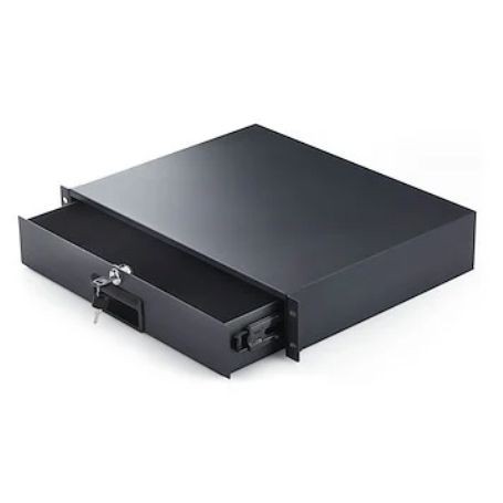 StarTech 2U-RACK-MOUNT-DRAWER 2U Lockable 19-Inch Rackmount Storage Drawer