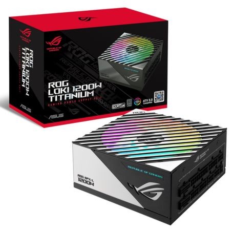 ASUS ROG-LOKI-1200T-SFX-L-GAMING ROG Loki 1200W Titanium SFX-L ATX 3 1 Power Supply