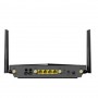 Cudy P5 5G router with AX3000 Wi-Fi 6, dual Nano SIM slots, four Gigabit Ethernet ports, and VPN and mesh networking support.