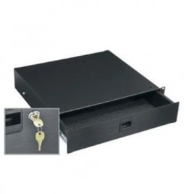 Middle Atlantic D2LK is a heavy-duty, 2U rackmount drawer designed to provide enclosed storage.
