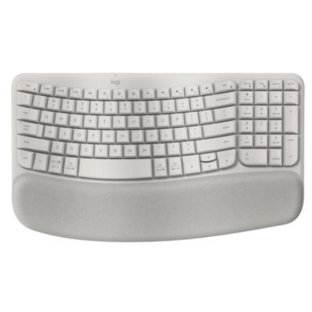 Logitech 920-013925 Wave Keys Wireless Ergonomic Keyboard Sand