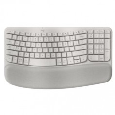 Logitech 920-013925 Wave Keys Wireless Ergonomic Keyboard Sand