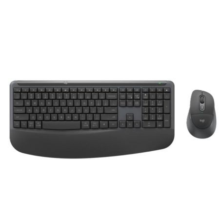 Logitech 920-013968 Wireless Keyboard Mouse Combo MK880 Signature Comfort Plus Black