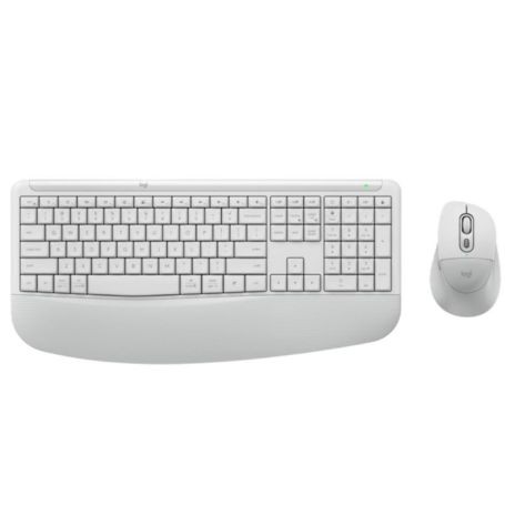 Logitech 920-013970 Keyboard Mouse Combo Wireless Signature Comfort Plus MK880 Off White