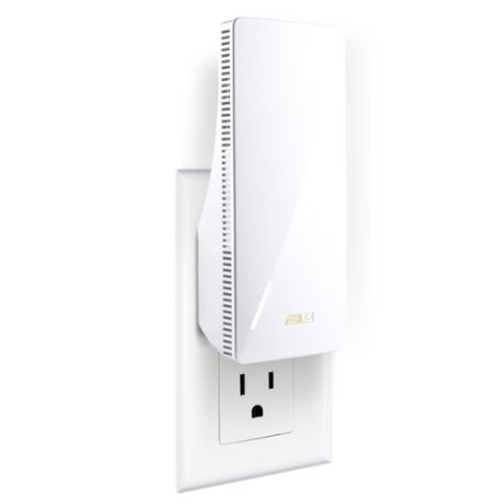 ASUS RP-BE58 is a plug-in dual-band Wi-Fi 7 range extender designed to improve wireless coverage.