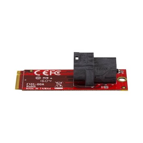 StarTech M2E4SFF8643 U.2 to M.2 Adapter - for 1 x U.2 PCIe NVMe SSD