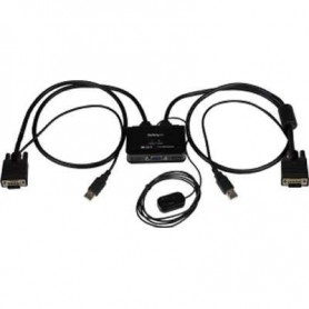 StarTech SV211USB 2 Port USB VGA Cable KVM Switch - USB Powered with Remote Switch