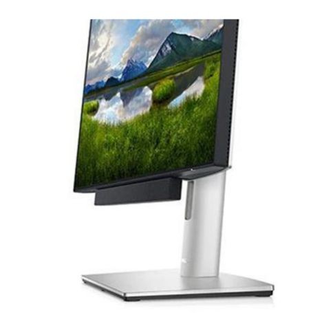Dell SB521A Slim Soundbar USB-A 3.6W RMS Magnetic Monitor Mount