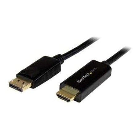 StarTech DP2HDMM2MB 6ft (2m) 4K 30Hz - DisplayPort to HDMI Adapter Cable