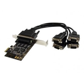 StarTech PEX4S553B 4 Port PCI RS232 Serial Adapter Card - Single-Lane PCI Express