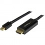 StarTech.com MDP2HDMM2MB 6ft Mini DisplayPort to HDMI Cable - 4K 30hz Monitor Adapter Cable
