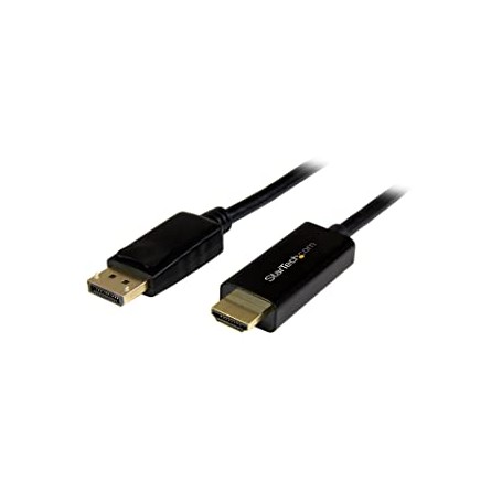 StarTech DP2HDMM1MB 3 ft / 1m DisplayPort to HDMI Converter Cable - 4K