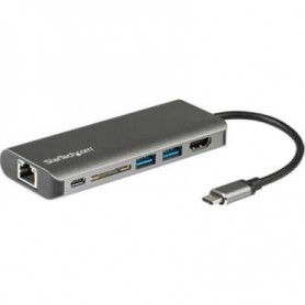 StarTech DKT30CSDHPD3 USB-C Multiport Adapter - USB-C to 4K HDMI - PD 3.0/Hub/GbE/SD