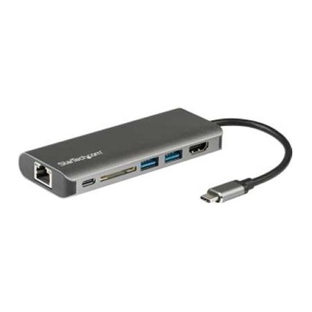 StarTech DKT30CSDHPD3 USB-C Multiport Adapter - USB-C to 4K HDMI - PD 3.0/Hub/GbE/SD